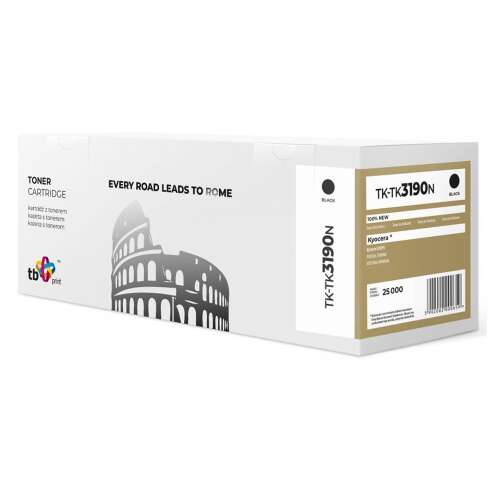 TB Print TK-TK3190N 25K schwarze kompatible Tonerkartusche für Kyocera Drucker