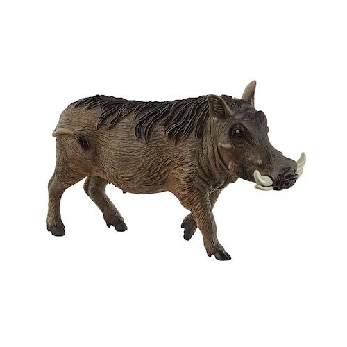 Schleich Warthog Toy Figure - African Warthog - Side View