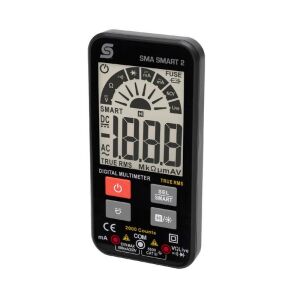 Pohľad z uhla na digitálny multimeter SMA SMART 2 - Výstavba&Renovácia