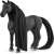 Schleich Horse Club Criollo Definitico Mare, black horse figure with long mane and tail