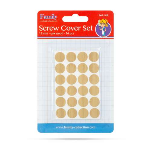 Family csavartakaró szett, 13 mm, tölgyfa, 24 darab