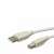 USB 2.0 A to USB 2.0 B cable, 3 meter, grey