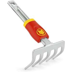 Greblă mică WOLF-Garten LJ-M, unealtă de grădinărit pentru plivire și afânare a solului - Greble