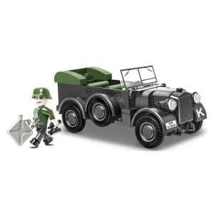 Cobi 1937 Horch 901 (Kfz 15) katonai terepjáró 185 darabos építő készlet, német hadsereg jármű, II. világháború, katonai modell, műanyag építőkockák, építőjáték - Cobi