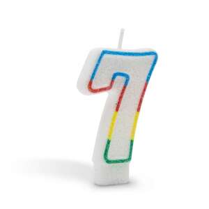 Number 7 birthday candle - Birthday Candle & Cake Topper