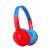 Maxell HP-BT350 kids wireless headphones in red and blue