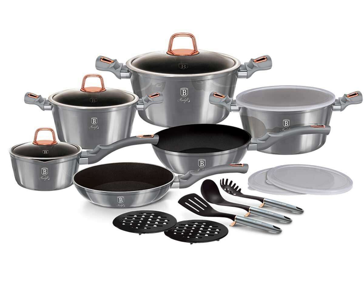 Berlinger Haus Moonlight Főzőedény Szett - 18 részes