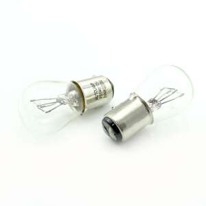 Two clear car light bulbs, P21/4W 12V - Car bulb