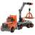 Smoby Black & Decker buildable truck with tool set, orange and grey toy truck with crane