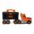 Smoby Black & Decker buildable truck with tool set, orange and grey toy truck with toolbox
