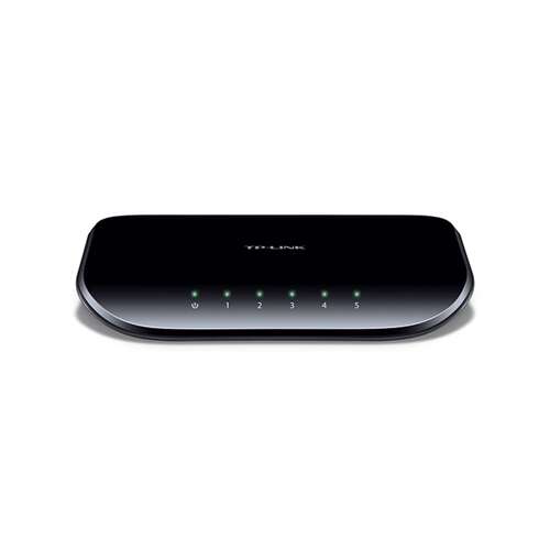 TP-Link TL-SG1005D 5-portowy Gigabitowy Switch Biurkowy, widok z przodu