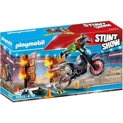 Motocicleta cu perete de foc 70553 Playmobil 31958606