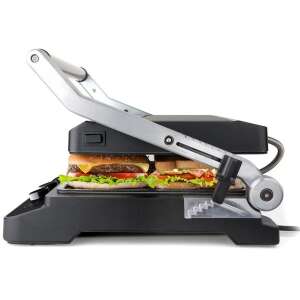 Black+Decker BXGR2000E grill kontaktowy z otwartą pokrywą, grillowanie burgerów i kanapek - Grill stołowy i Urządzenie do wypieku wafli