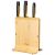 Fiskars Functional Form bamboo knife block