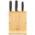 Fiskars Functional Form Bambus Messerblock mit 3 Messern