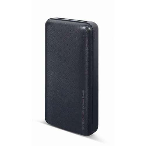 Gembird PB20-02 20000mAh Черна Power Bank