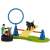 Schleich Farm World Dog Agility Course Playset with boy, two dogs, jump, tire swing, and ramp