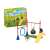 Schleich Farm World Dog Agility Course Playset with boy, two dogs, jump, tire swing, and ramp