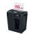 Rexel Secure X10 paper shredder, black, 10 sheet capacity, confetti cut