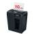 Rexel Secure X10 paper shredder, black, 10 sheet capacity, confetti cut