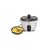 ECG Rice Express rice cooker with glass lid and cooked potatoes