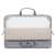 RivaCase 7915 15.6 inch laptop sleeve, light gray, open with soft lining