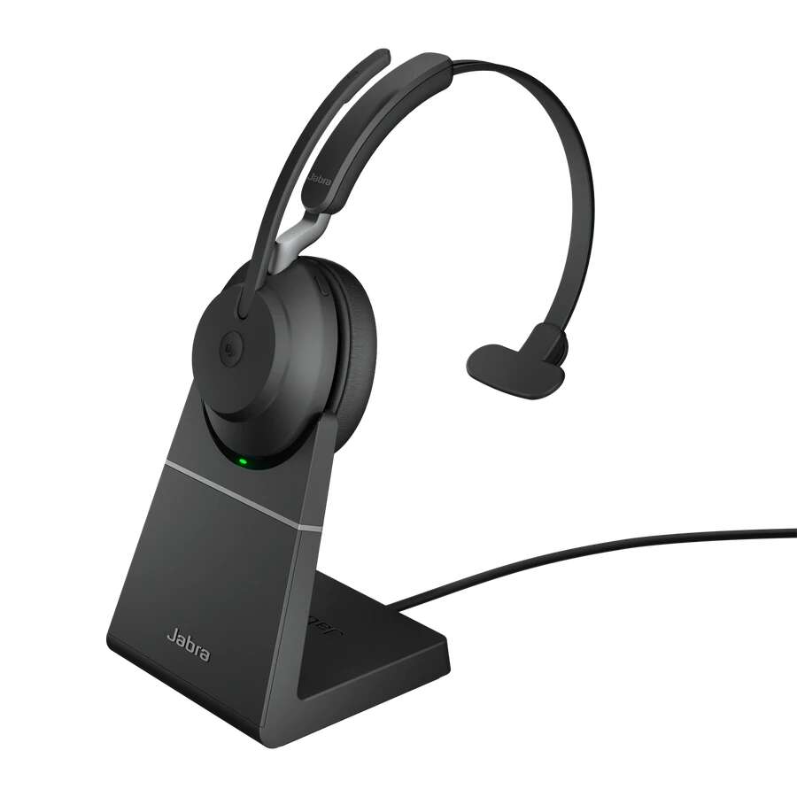 Jabra evolve2 65 mono headset fekete