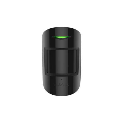 AJAX MotionCam BL Czarny bezprzewodowy czujnik ruchu z wbudowaną kamerą