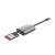 Trust Dalyx Fast 24136 USB-C kártyaolvasó, ezüst, SD és microSD kártyákkal