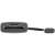 Trust Dalyx Fast 24136 USB-C kártyaolvasó, ezüst, oldalsó nézet, SD és microSD kártyahelyekkel
