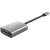 Trust Dalyx Fast 24136 USB-C kártyaolvasó, ezüst, ferde nézet