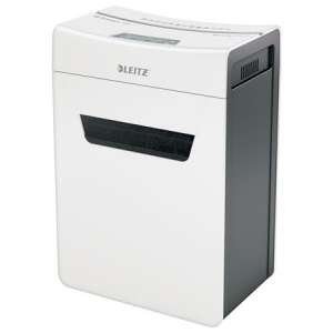 Leitz IQ Protect 10X paper shredder, white, 10 sheets capacity, DIN P4 security level - Shredder