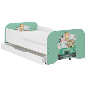 MIKI gyerekágy 160x80cm  matraccal és ágyneműtartóval - kirándulás 31959328 Ifjúsági ágy