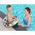 Child using Bestway Mickey Mouse and Donald Duck inflatable swim ring in the pool