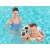 Child using Bestway Mickey Mouse and Donald Duck inflatable swim ring in the pool