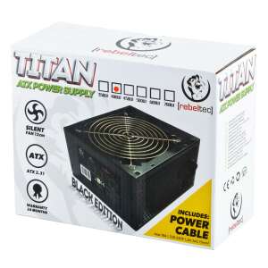 Rebeltec Titan 450W ATX power supply, black edition - Rebeltec