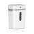 Distrugător de hârtie HP Oneshred 12CC, alb, vedere din față