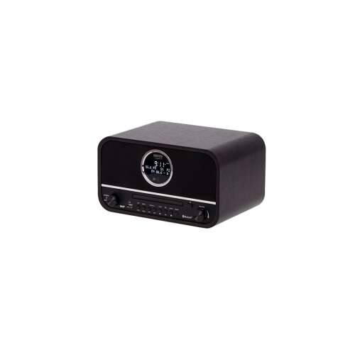 Radio retro Camry CR 1182 z Bluetooth, DAB+, FM, AM, odtwarzaczem CD, zegarem, czarne