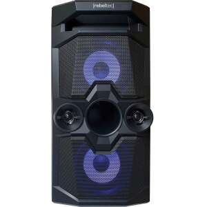 Rebeltec SoundBox 480 Bluetooth speaker, black, front view - Rebeltec