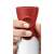 Bosch ErgoMixx hand blender, close-up of the red handle and the speed control button
