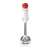 Bosch ErgoMixx hand blender, white and red, bottom view