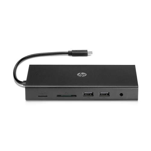 HP Travel USB-C Hub, 2 Port, schwarz