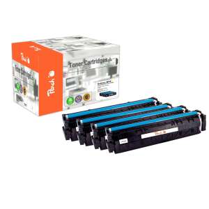Peach HP 203X Toner kazetta multipack, 4 kazetta: 1 fekete, 1 cián, 1 sárga, 1 magenta - Peach
