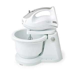 Nedis KAHM110CWT Handmixer mit Schüssel - Stabmixer
