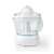 Nedis Citrus Press, white electric citrus juicer with 0.7-liter reservoir