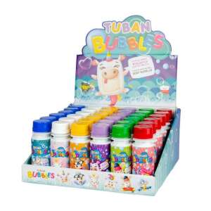 Tuban Bubbles 60ml roztwór do baniek mydlanych, 36 sztuk, pakiet zbiorczy, artykuły imprezowe, zabawki dla dzieci, zabawa dla dzieci, zabawa na świeżym powietrzu, letnia zabawa - Tuban Dmuchawa do baniek