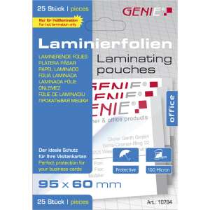 Genie 100 Mikron Laminierfolie (25 Stück/Packung) 70021609 - Genie