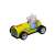 Carrera FIRST Peppa Pig George versenyautó, sárga, 1:50 méretarány, oldalnézet