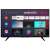 JVC LT55VA3335 55-calowy Smart TV LED 4K UHD z systemem Android TV 11, pokazujący ekran główny z popularnymi aplikacjami, takimi jak YouTube, Netflix i Google Play Filmy i TV