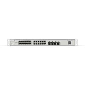 Ruijie Reyee RG-NBS3200-24GT4XS-P Gigabit Switch, front view, 24 ports, 4 SFP+ uplinks - Ruijie